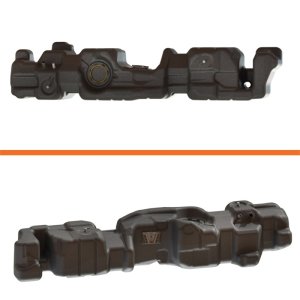 Ford F-450 Fuel Tank - Titan Fuel Tanks - 65 Gallon XXL Mid-Ship - Black - `17-`24